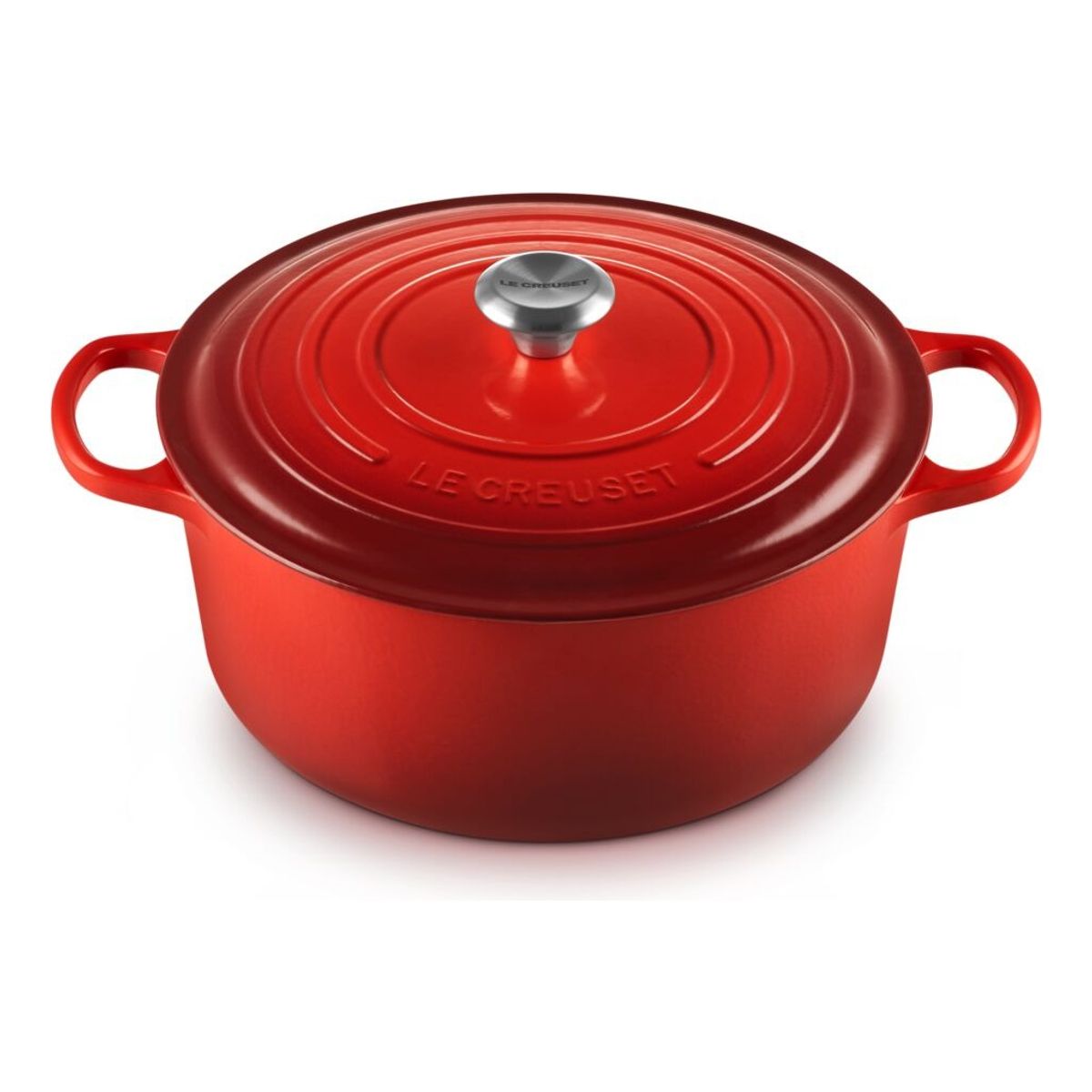 LE CREUSET - Le Creuset Cocotte Redonda 30 Cm Cereza Hierro