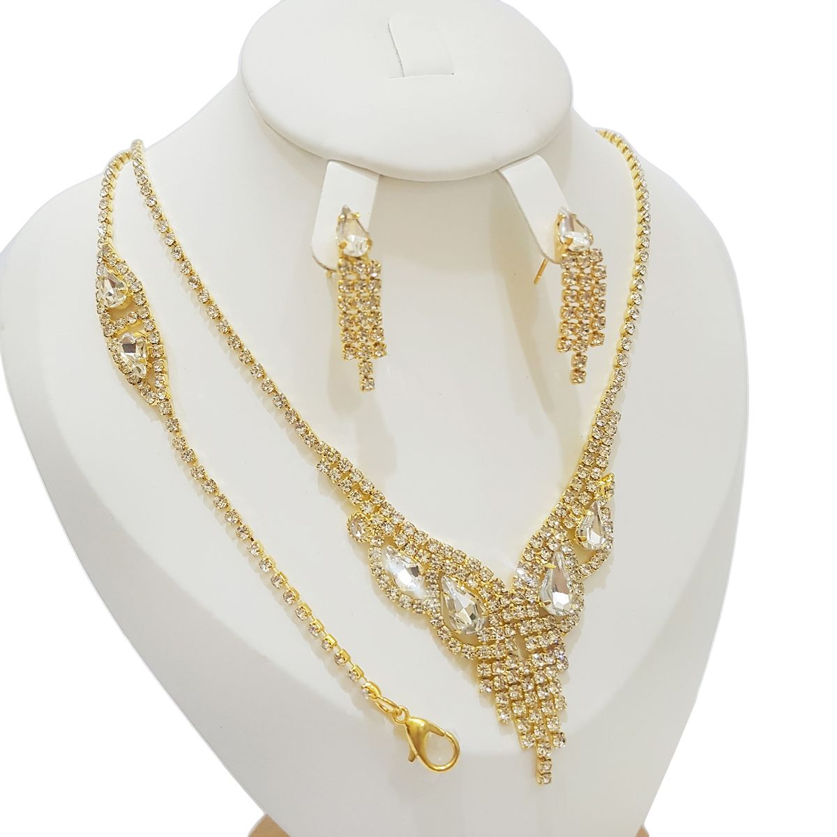 GENERICO - Set De Collar  Aros  Pulsera  Para Fiesta Gio