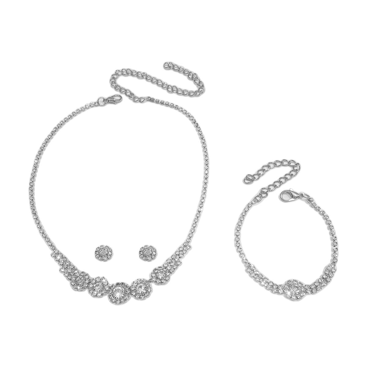 GENERICO - Set De Collar  Aros  Pulsera  Para Fiesta Point