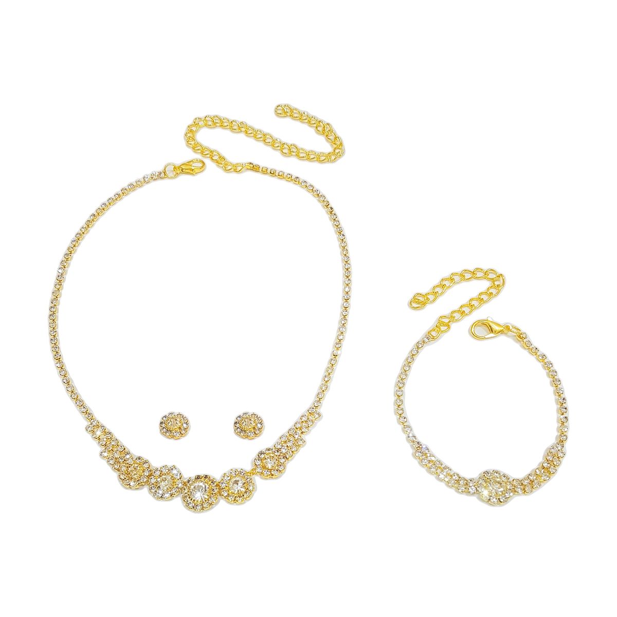 GENERICO - Set De Collar  Aros  Pulsera  Para Fiesta Point