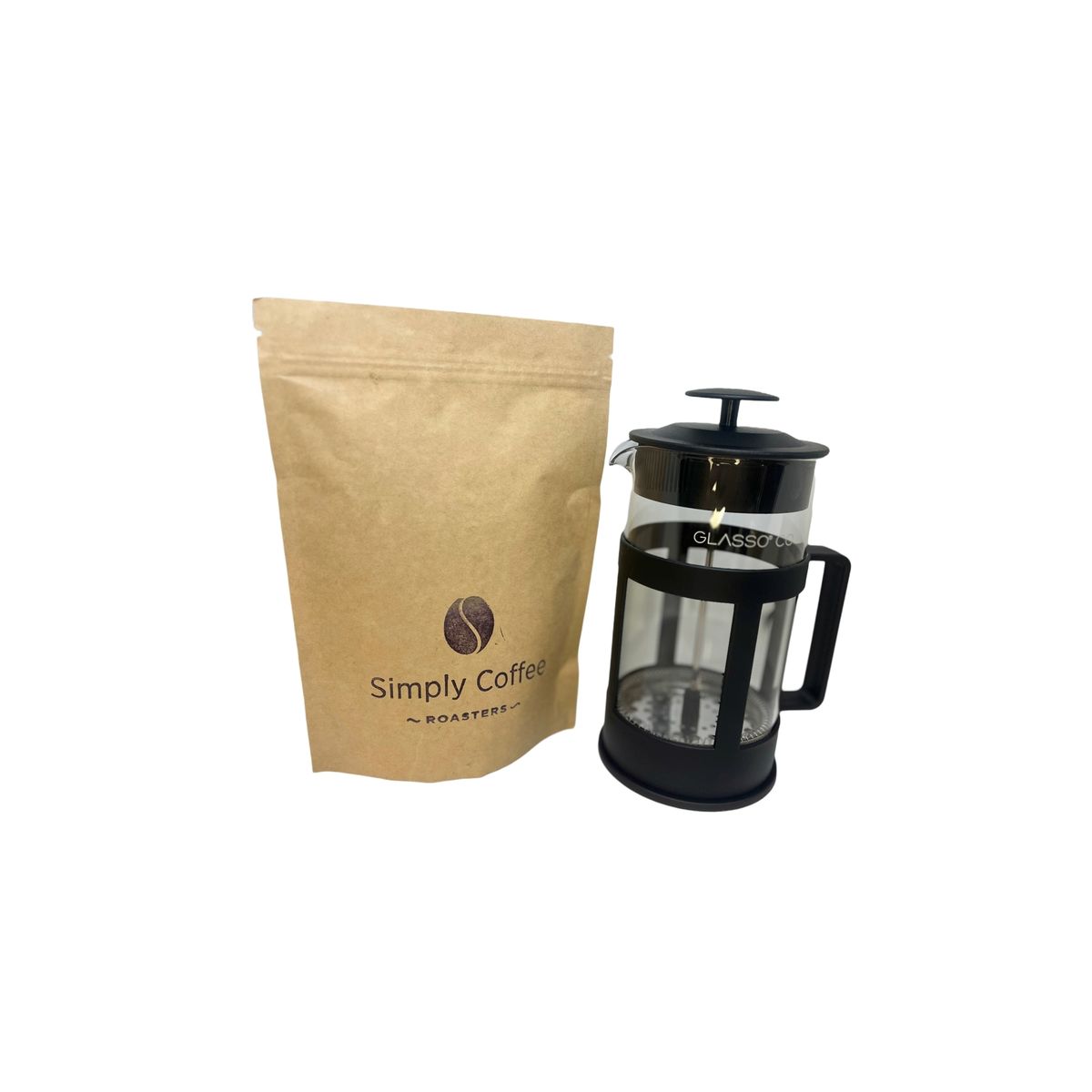 SIMPLY COFFEE ROASTERS - Pack Cafetero SIMPLY Prensa Francesa y Café 250g