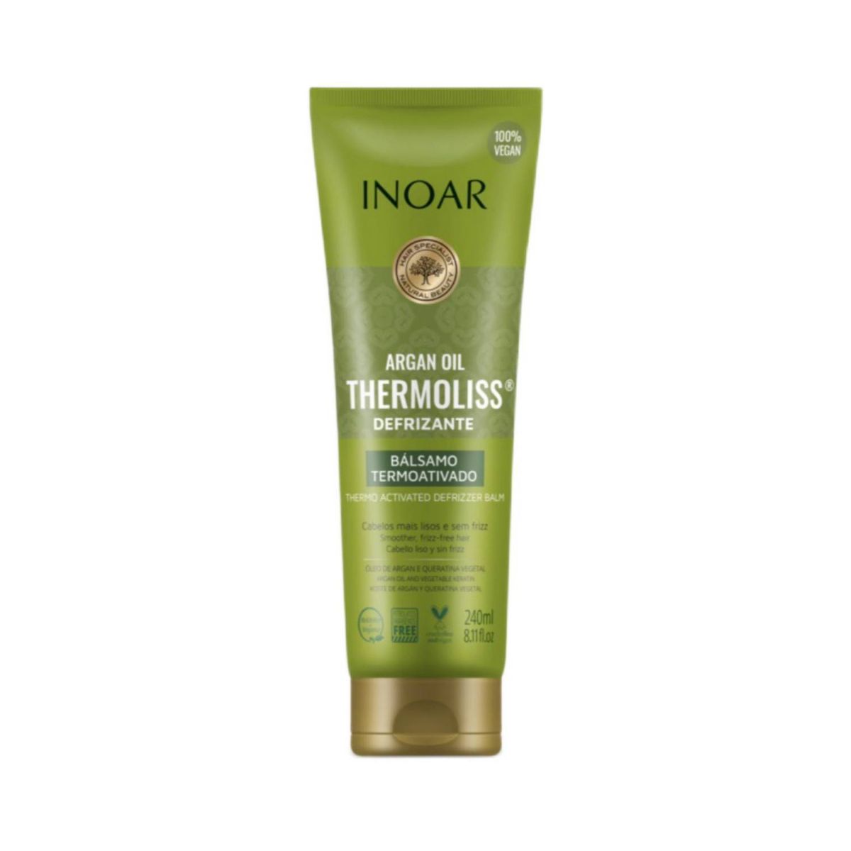INOAR - Protector De Calor Inoar Thermoliss Desfrizante 240 ml.