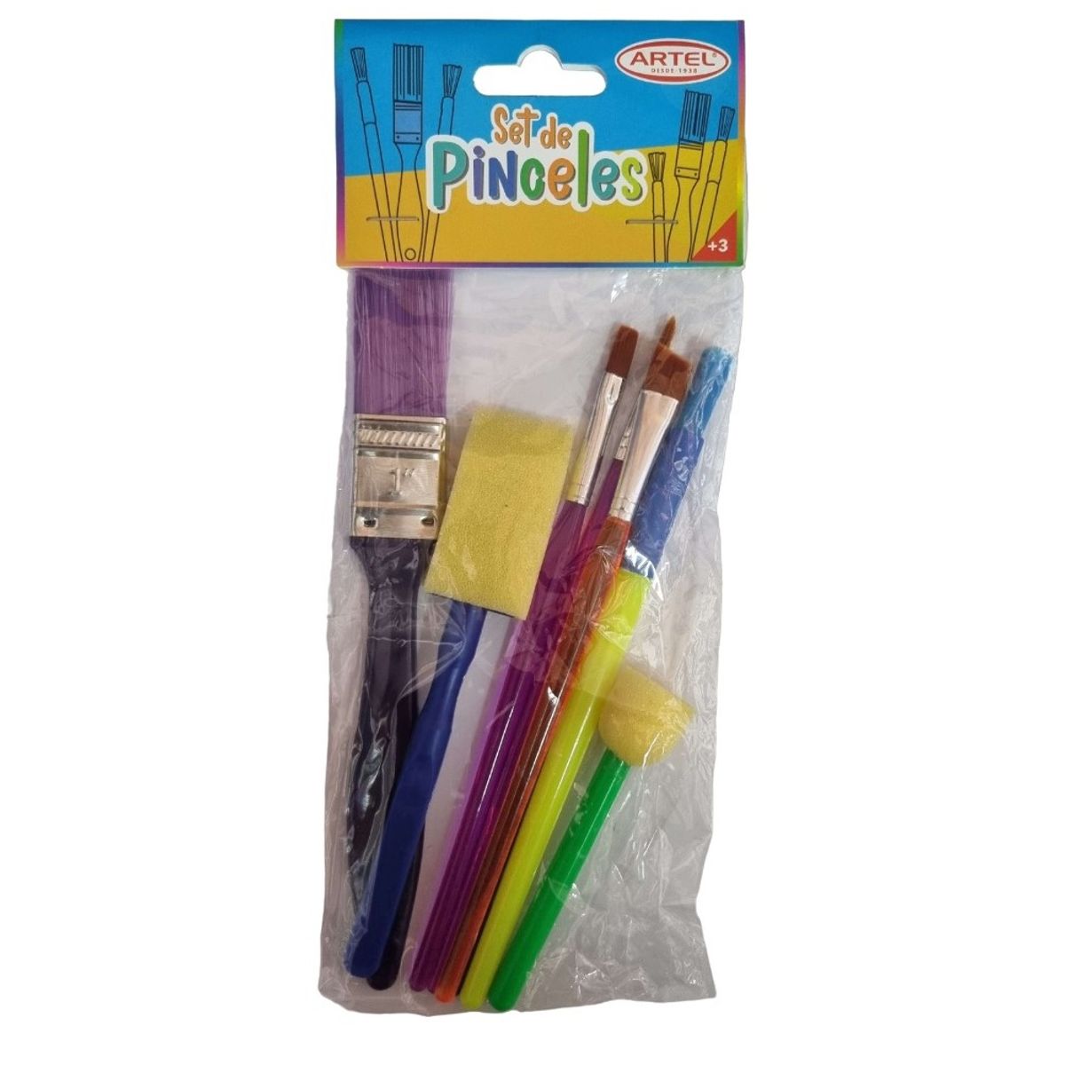 ARTEL - Set de pinceles entretenidos