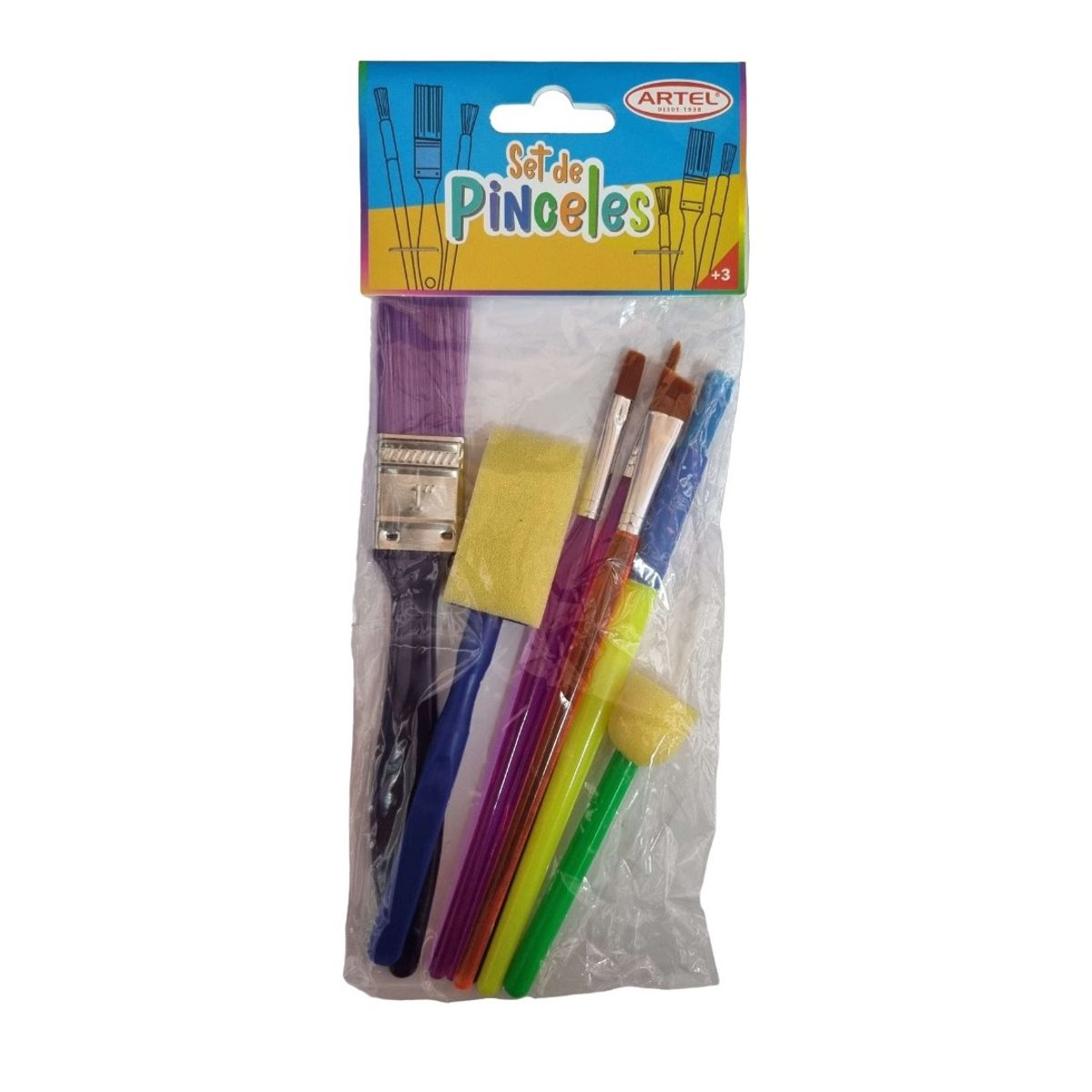ARTEL - Set de pinceles entretenidos