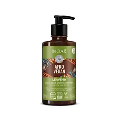 INOAR - Afro Vegan Leave in cabello rizado de 300 ml.