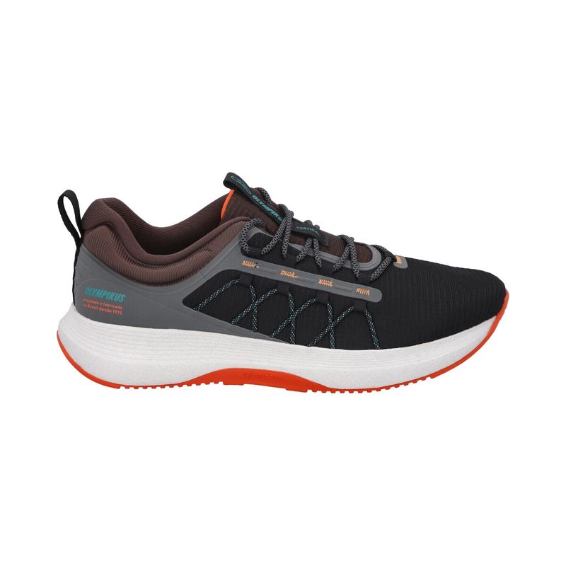 OLYMPIKUS - Zapatilla Hombre Vertical Negro/Gris Olympikus