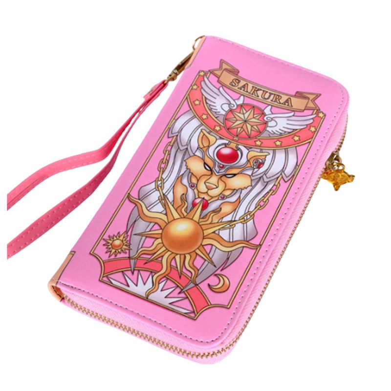 GENERICO - Billetera 6 compartimientos Diseño Kinomoto Sakura Card Captor