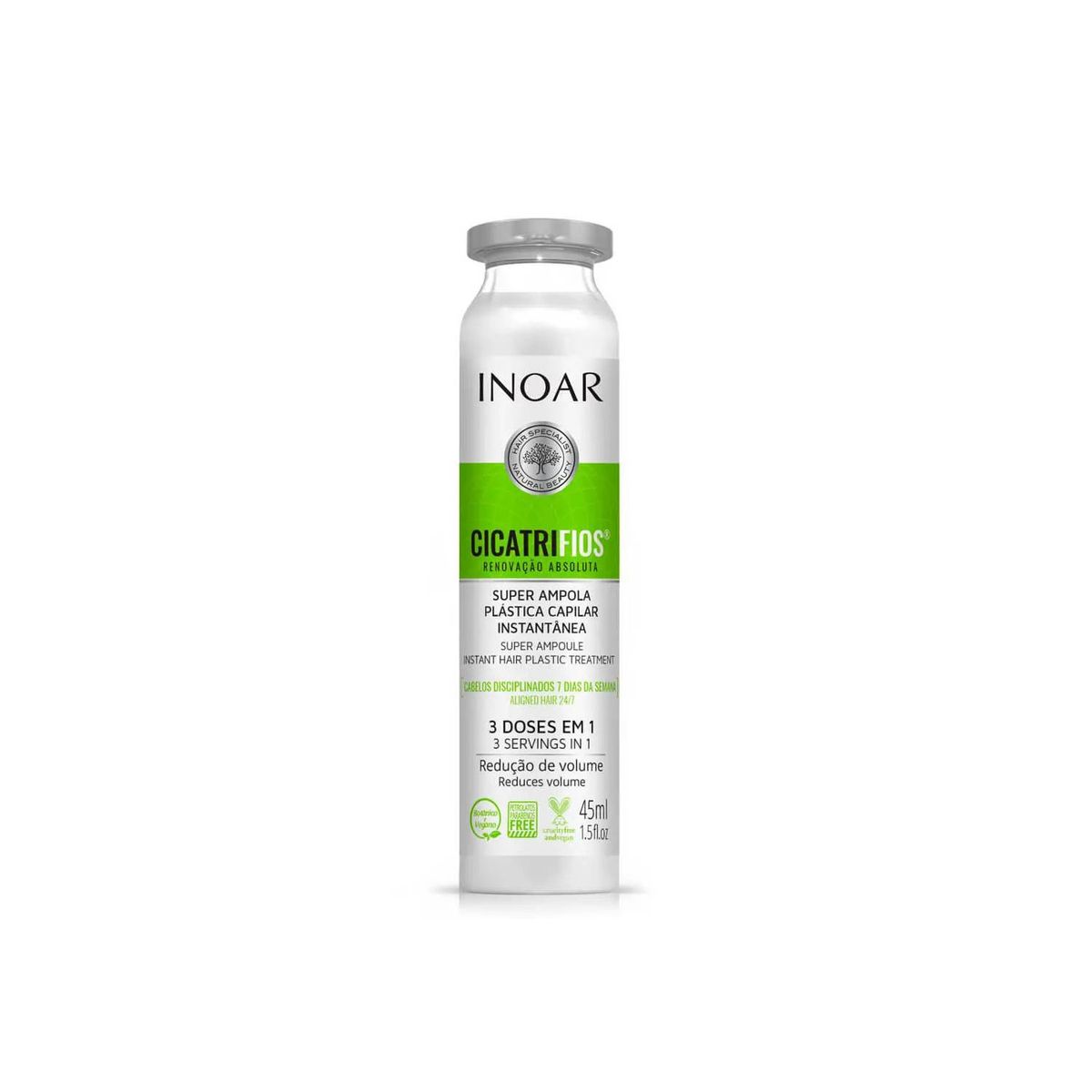 INOAR - AMPOLLA CICATRIFIOS BOTANICO & VEGANO 1 UND 45ML INOAR.