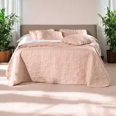 DECOMONDO - Quilt Altenburg Sweet King Rosa Lunar
