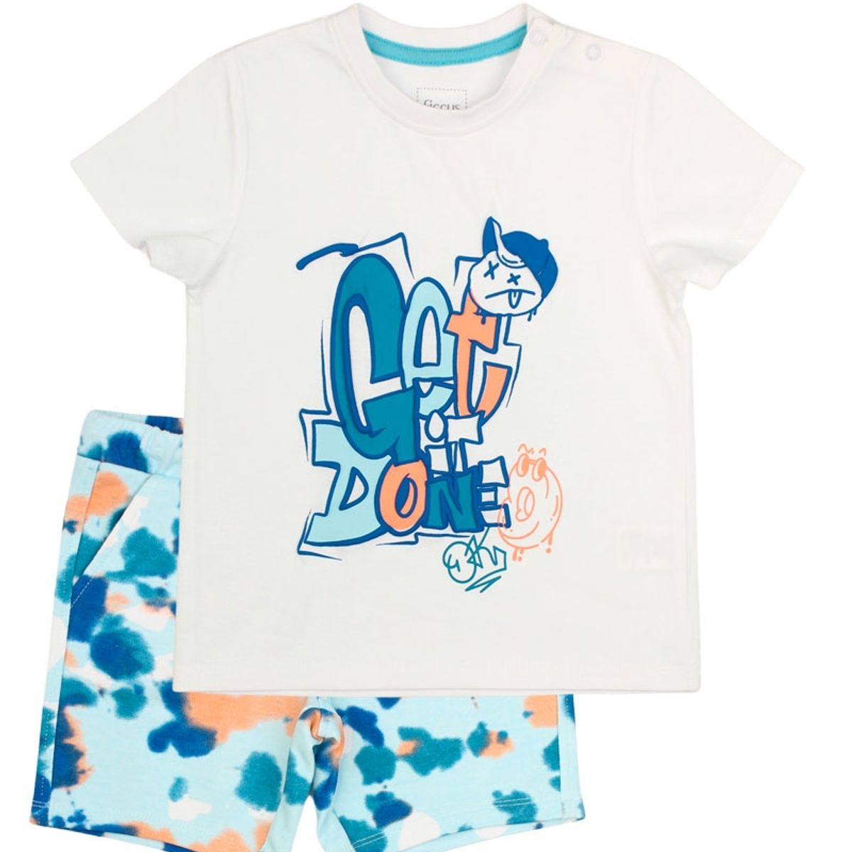 FICCUS - Conjunto Bebé Niño Go Blanco