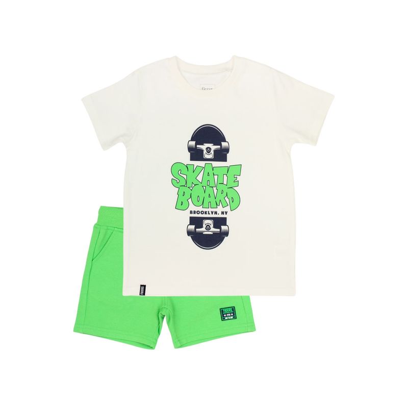 FICCUS - Conjunto Kids Niño Day To Day Blanco