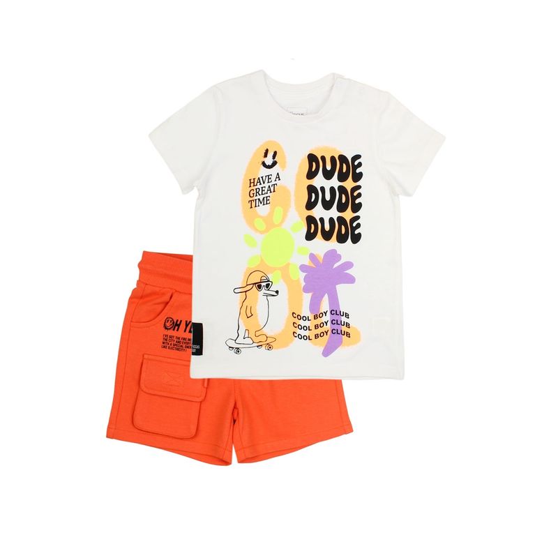 FICCUS - Conjunto Kids Niño Go Blanco