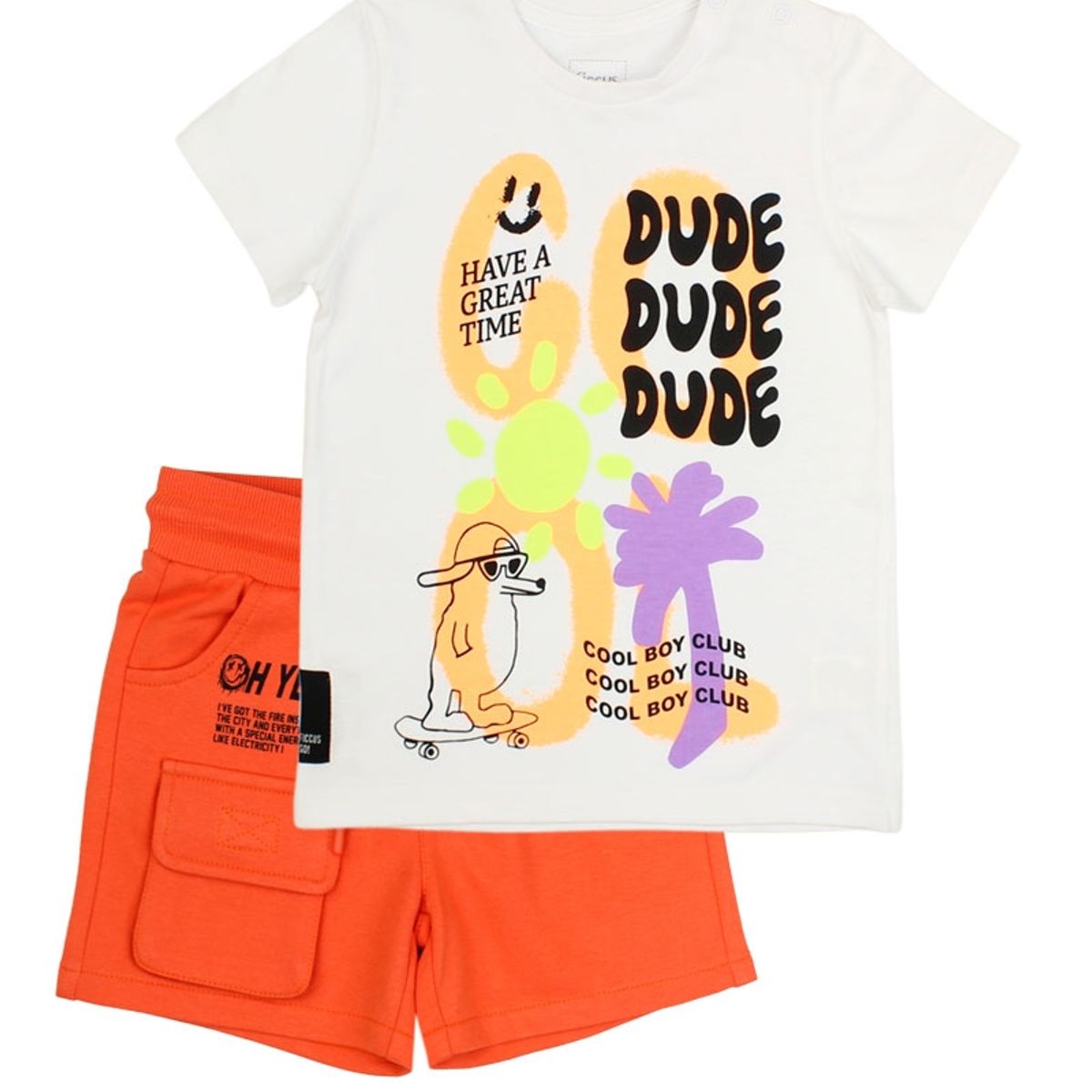 FICCUS - Conjunto Kids Niño Go Blanco