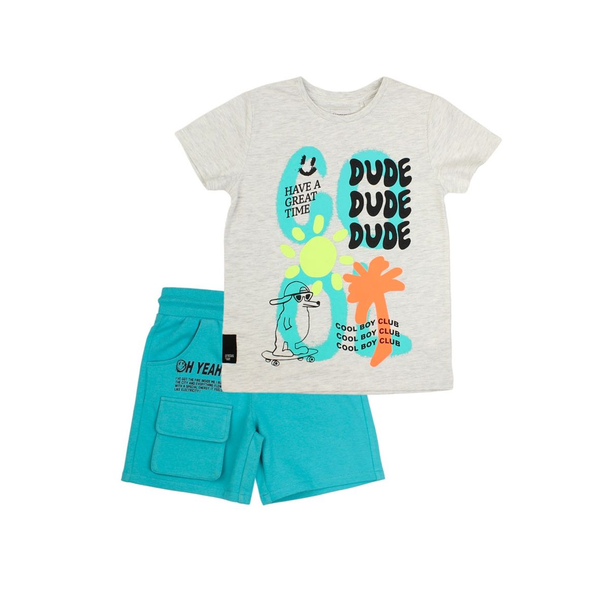FICCUS - Conjunto Kids Niño Go Gris