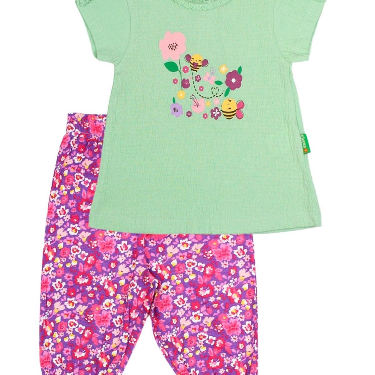 FICCUS - Conjunto Bebé Niña Oasis Verde