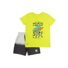 FICCUS - Conjunto Kids Niño Surf Amarillo