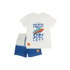 FICCUS - Conjunto Kids Niño Surf Blanco