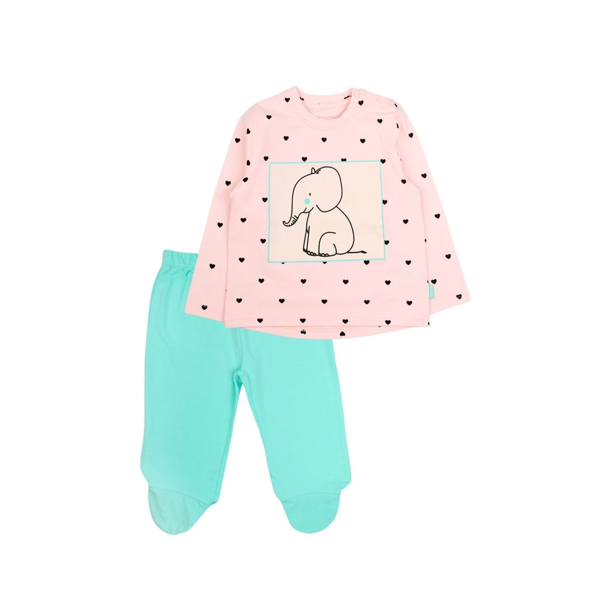 FICCUS - Pijama Bebé Niña Pijama Rosa