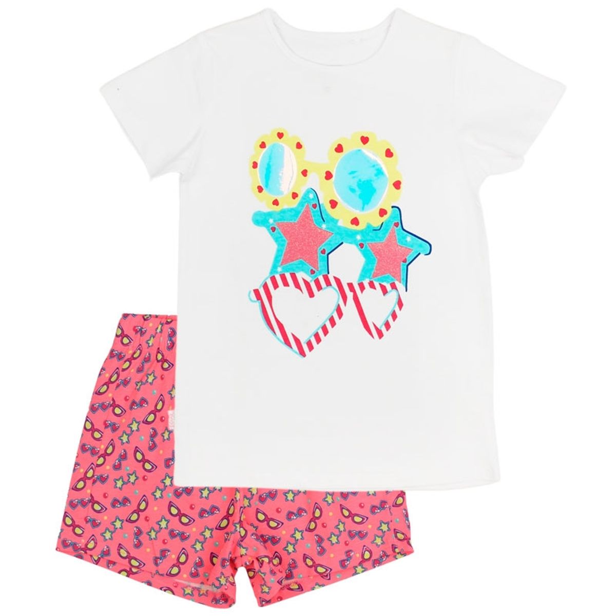 FICCUS - Pijama Kids Niña Lentes Blanco
