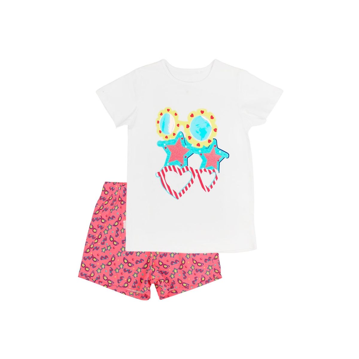 FICCUS - Pijama Kids Niña Lentes Blanco