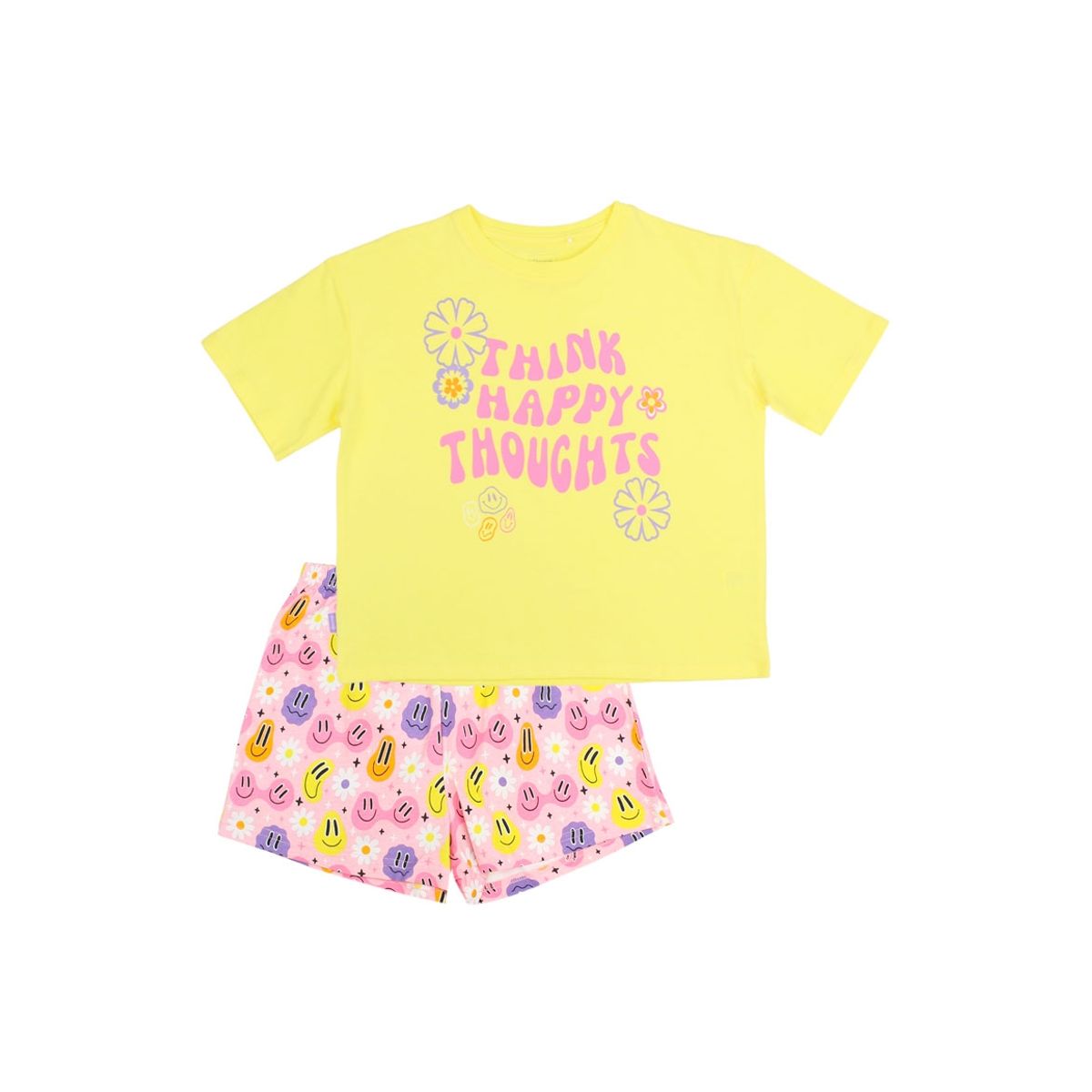 FICCUS - Pijama Junior Niña Pijama Amarillo