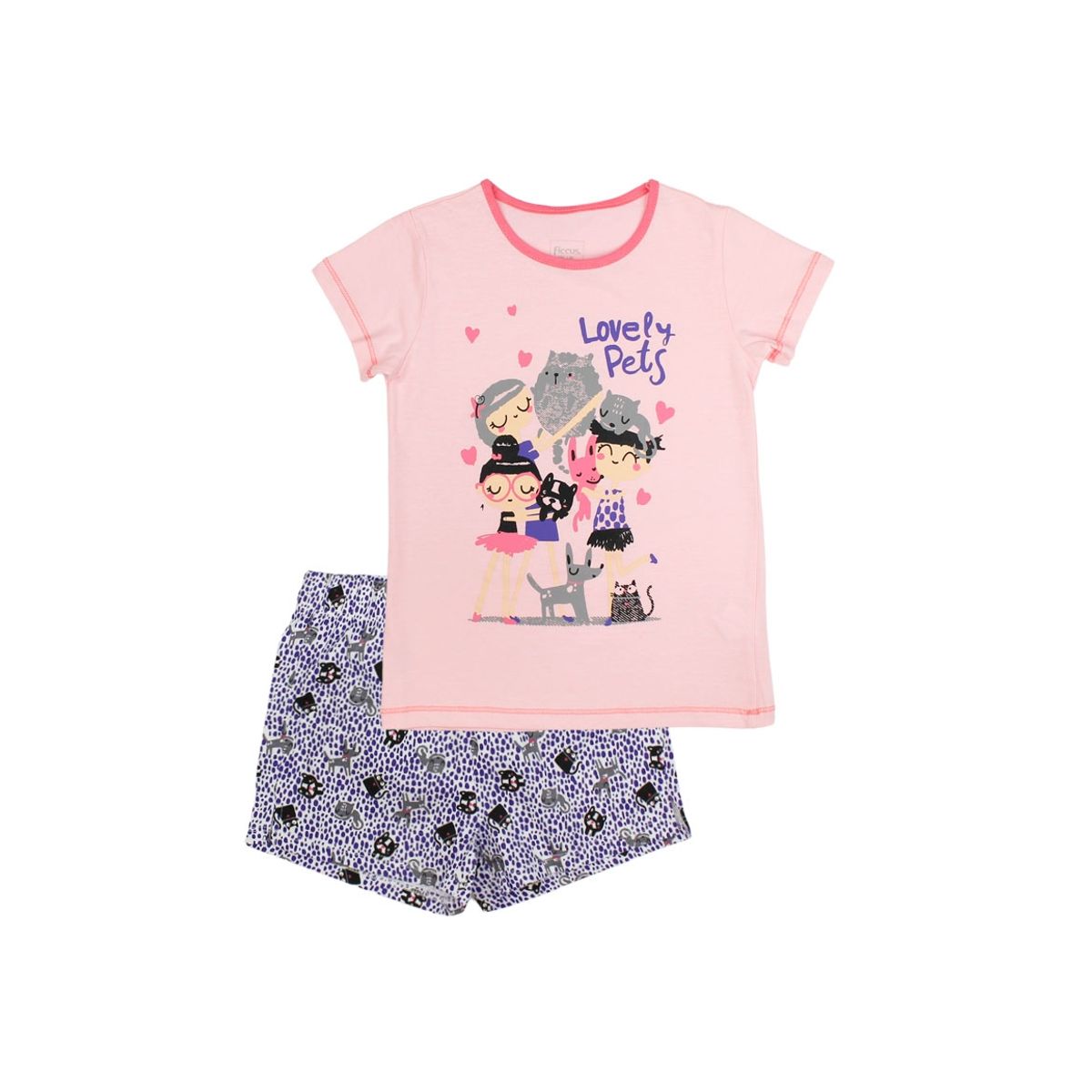 FICCUS - Pijama Kids Niña Pijama Rosa
