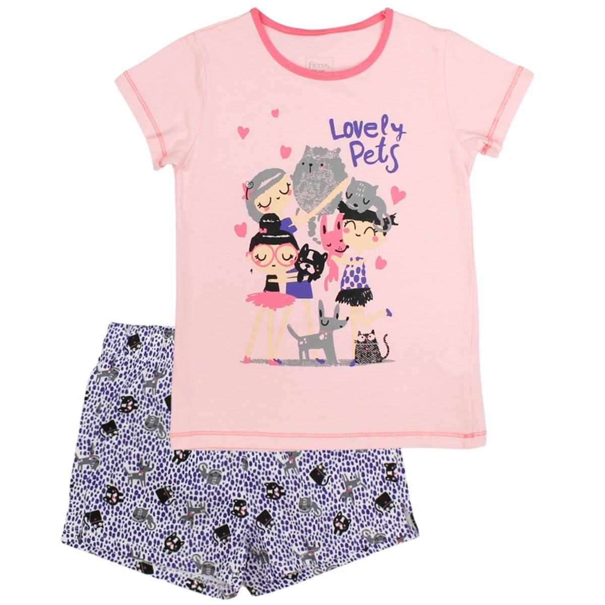 FICCUS - Pijama Kids Niña Pijama Rosa