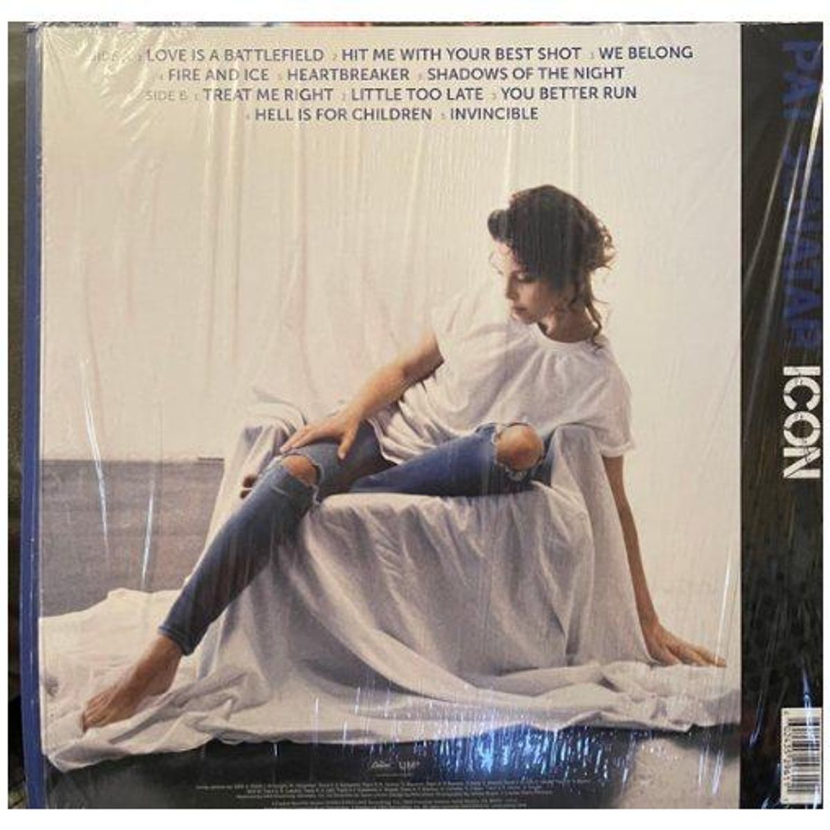 HITWAY MUSIC - Pat Benatar - Icon: Best Of (Transparent Blue Vinyl) - Vinilo HITWAY MUSIC