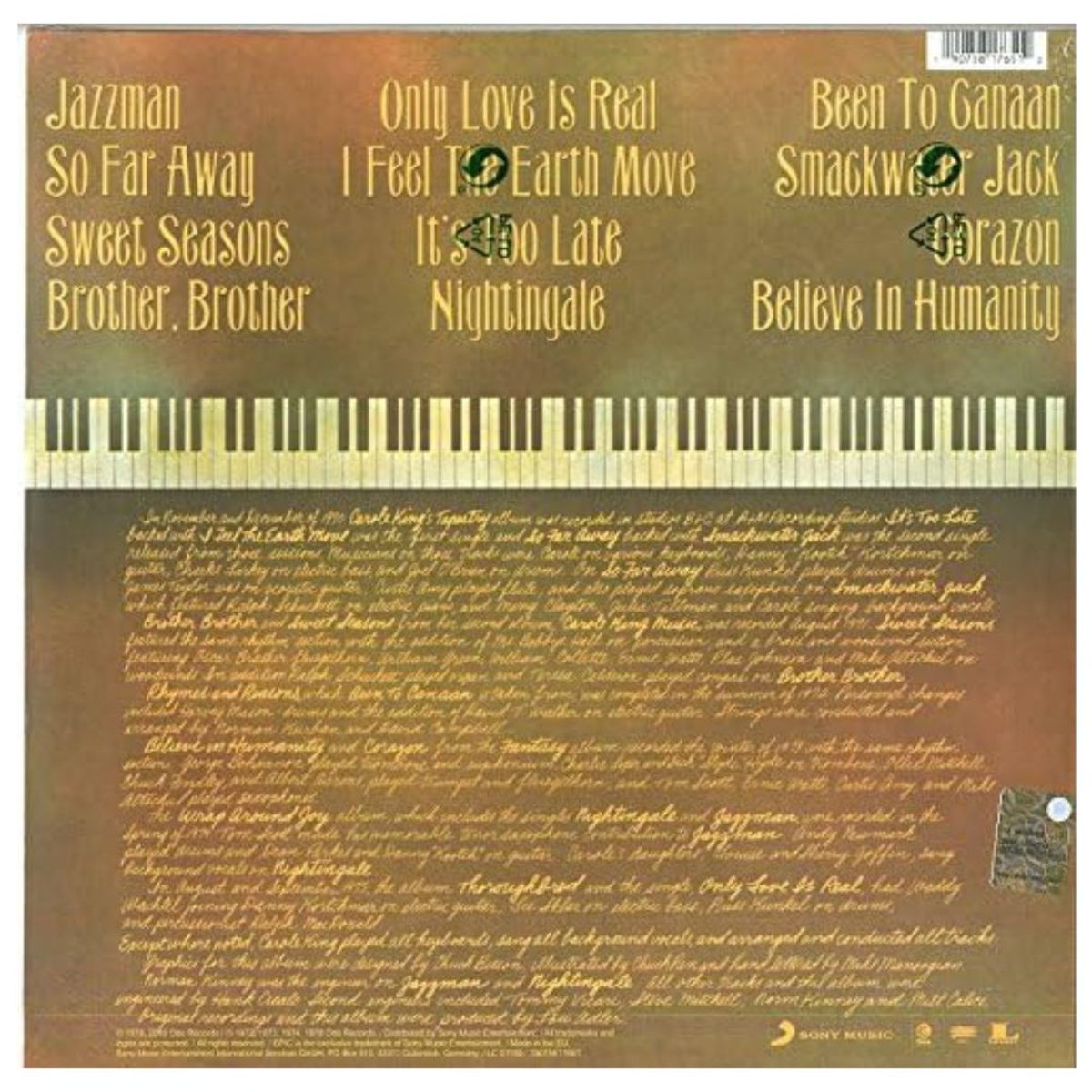 HITWAY MUSIC - CAROLE KING - HER GREATEST HITS - VINILO HITWAY MUSIC