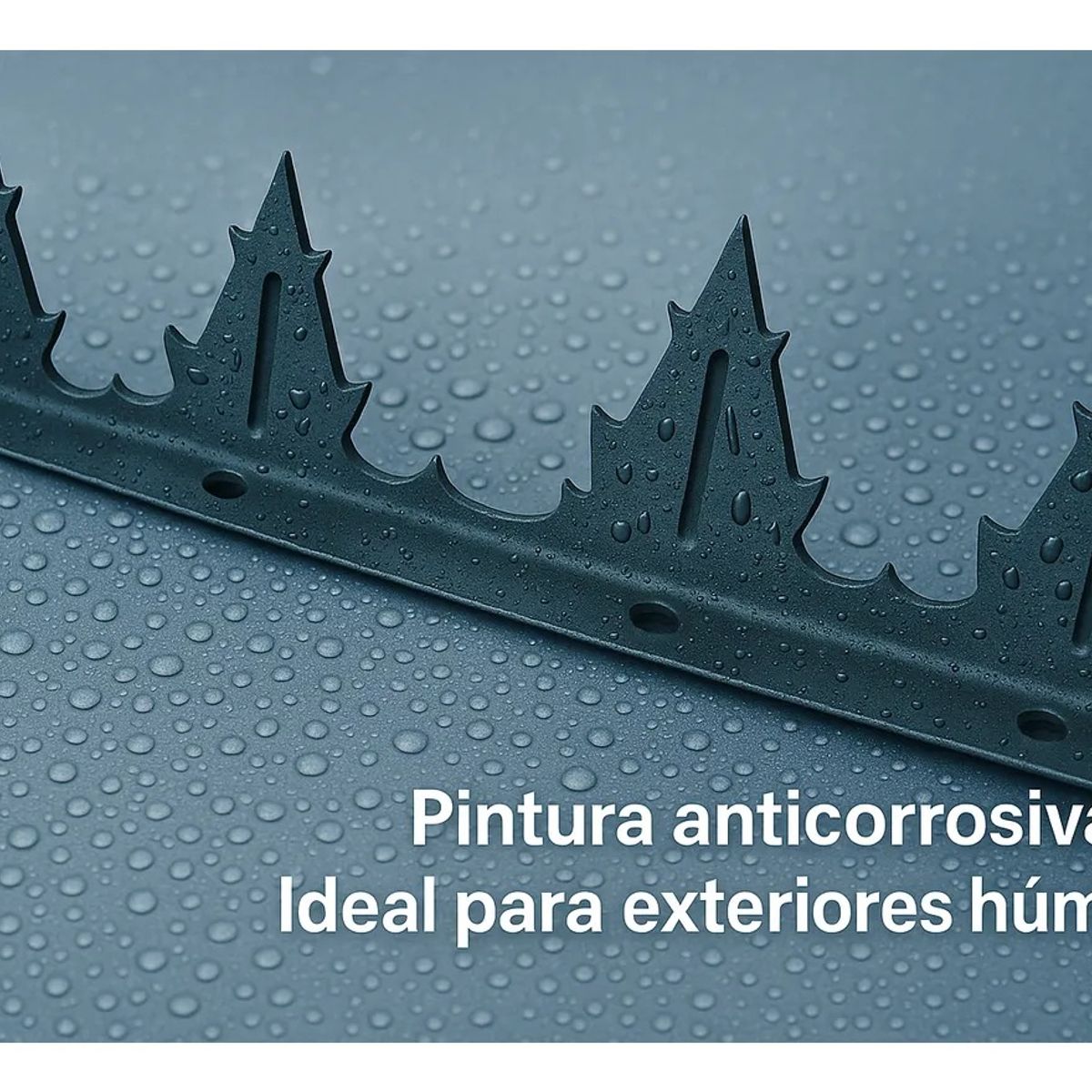 GENERICO - Set puntas de reja / defensa muro 5 unidades 1.5mm