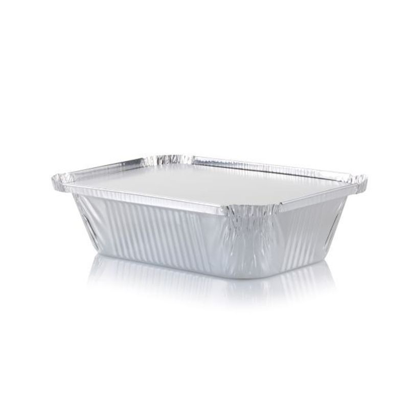 GENERICO - Envase De Aluminio Desechable Con Tapa C20 X 20 Unidades
