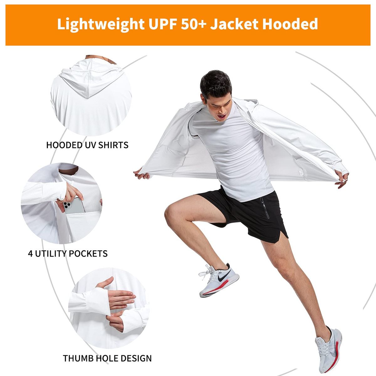 EVERSO - Polera Deportiva Manga Larga Secado Rápido Protección Uv50