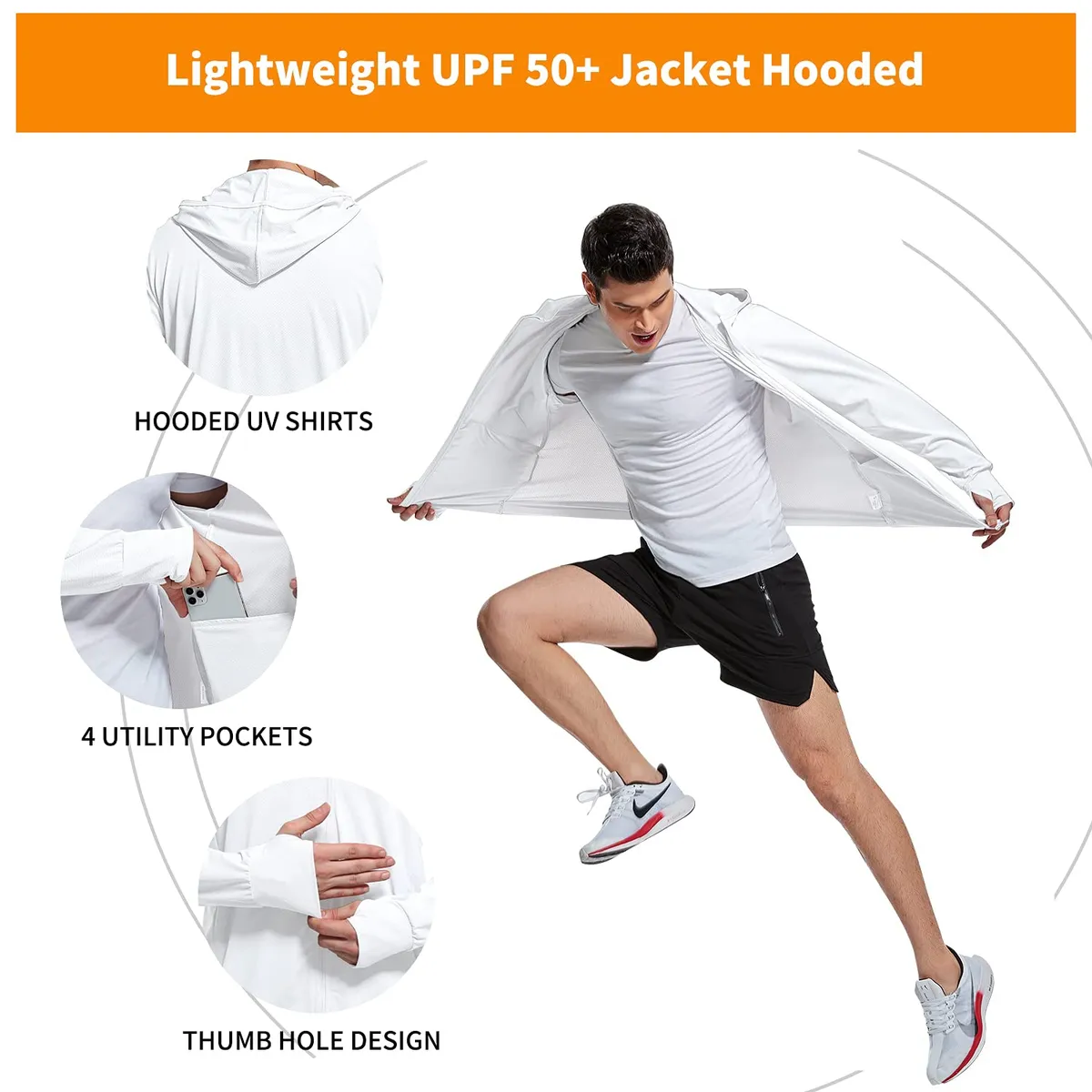 EVERSO - Polera Deportiva Manga Larga Secado Rápido Protección Uv50