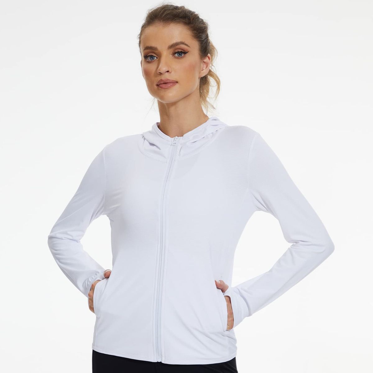 EVERSO - Sudadera Con Cremallera Upf 50 Protección Solar Uv Para Mujer