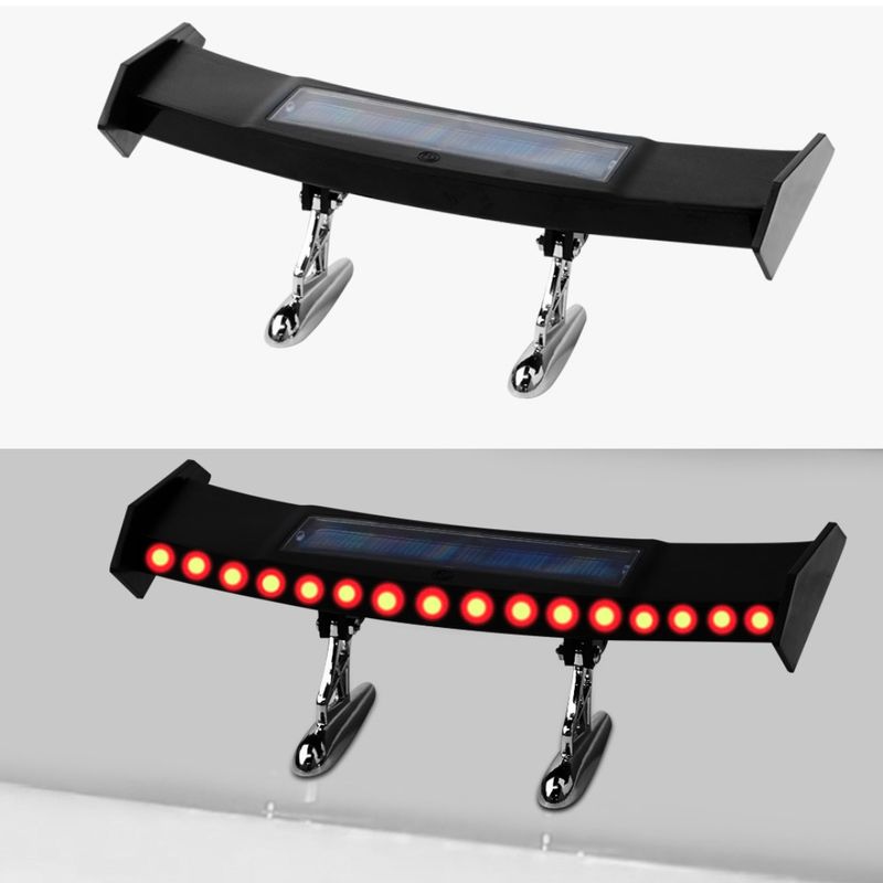 GENERICO - Mini aleron solar luz decorativa tuning-Tecnovalp
