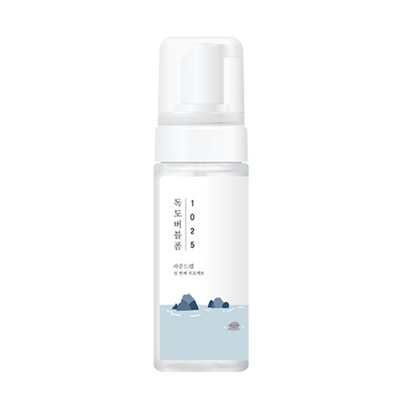 ROUND LAB - Limpiador en Espuma Coreano Dokdo Bubble Foam con Pantenol.