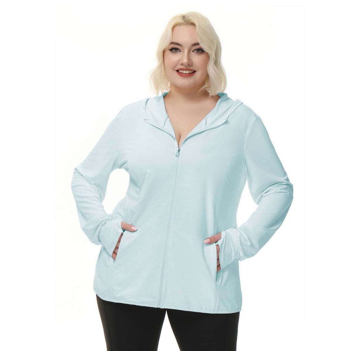 EVERSO - Sudadera Con Cremallera Upf 50 Protección Solar Uv Para Mujer