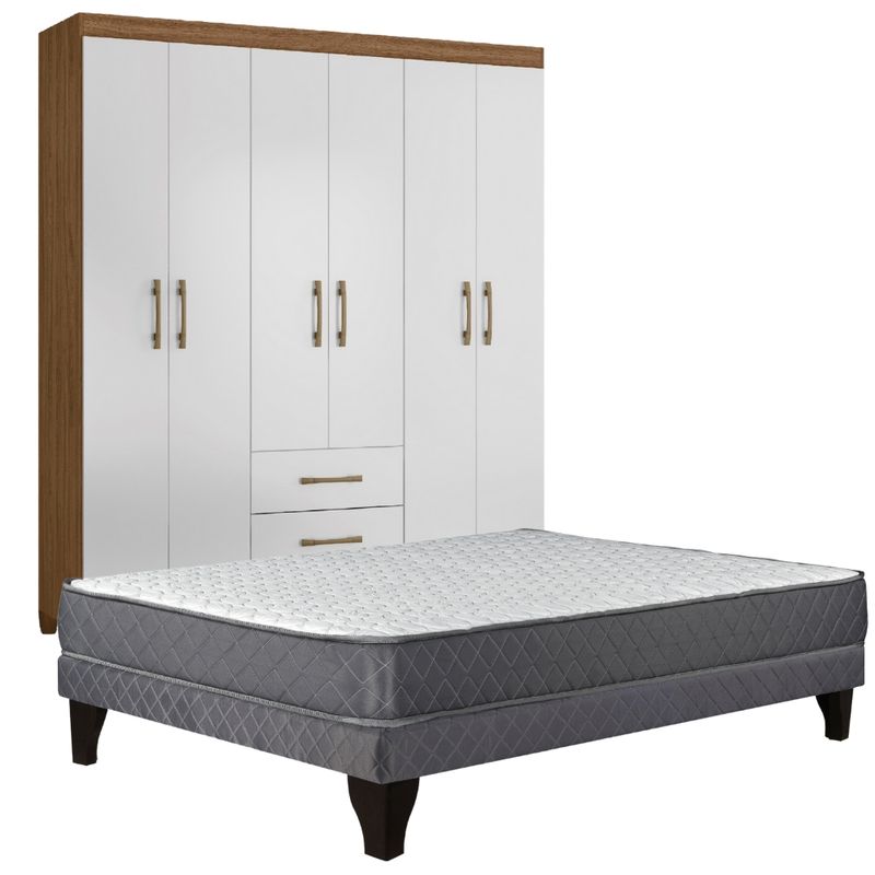 ROCH LTDA - COMBO CLOSET 6P  CAMA 2P M801501