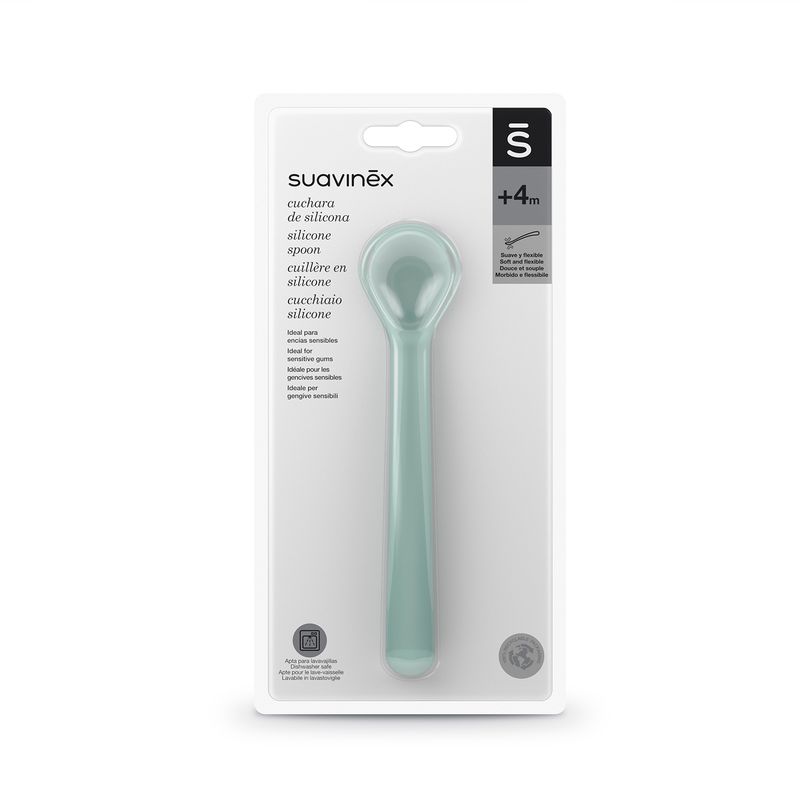 SUAVINEX - CUCHARA SILICONA HYGGE MINT SUAVINEX