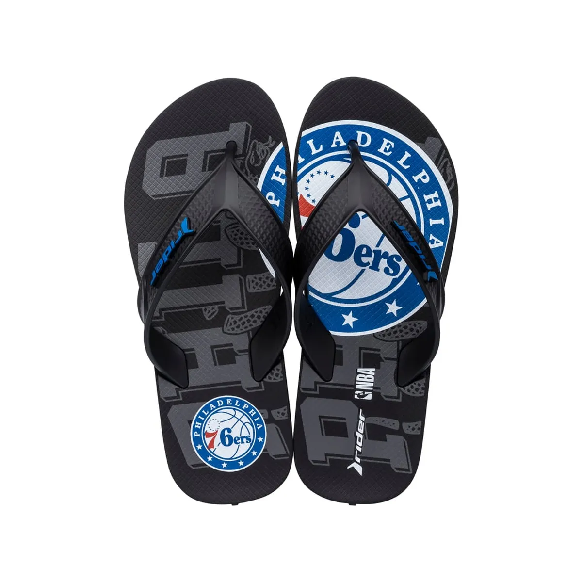 RIDER - Sandalia Hombre Negro Phila NBA 512 Rider