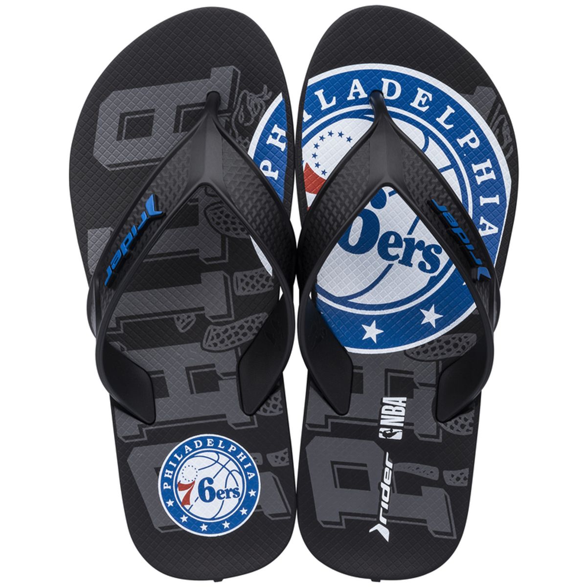 RIDER - Sandalia Hombre Negro Phila NBA 512 Rider