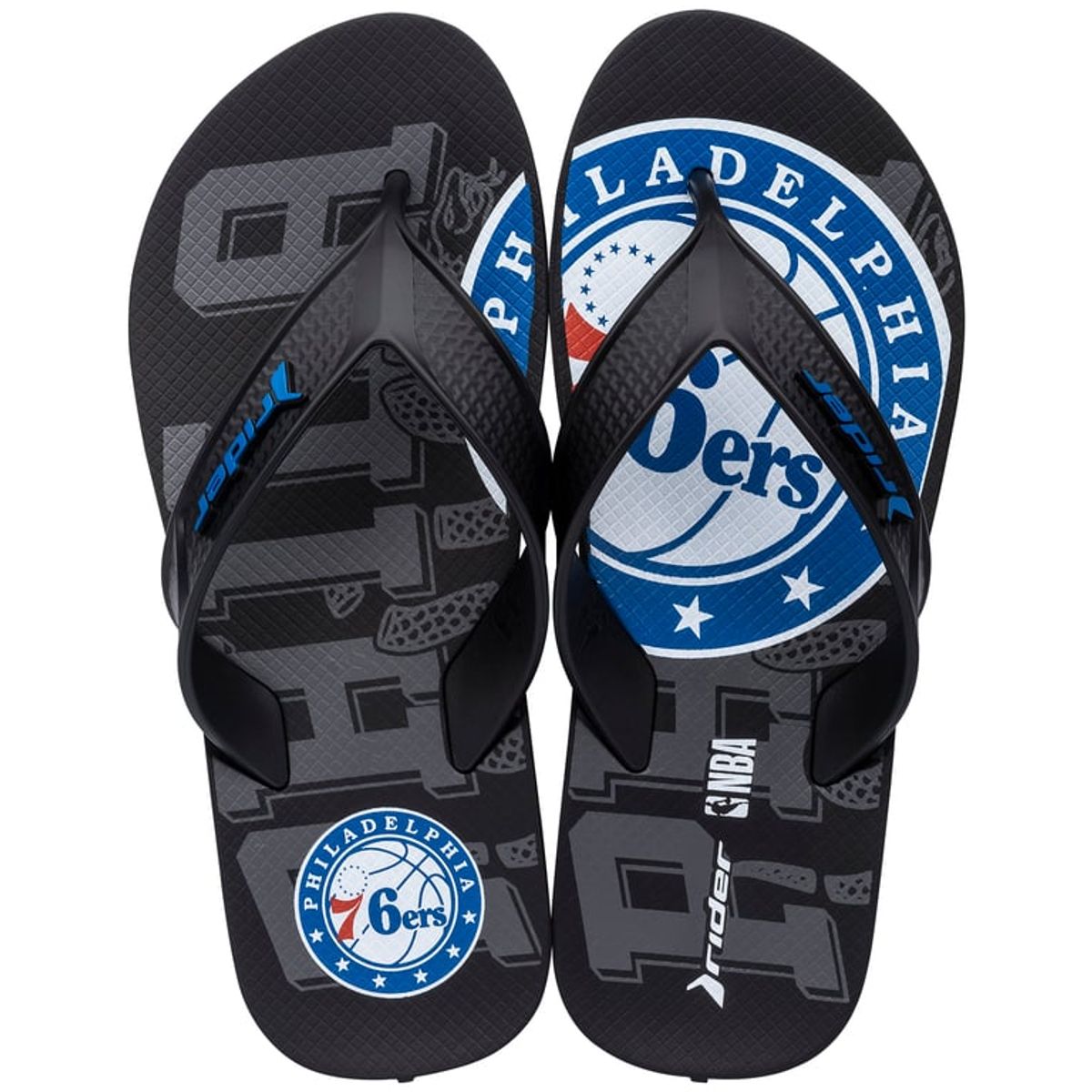 RIDER - Sandalia Hombre Negro Phila NBA 512 Rider