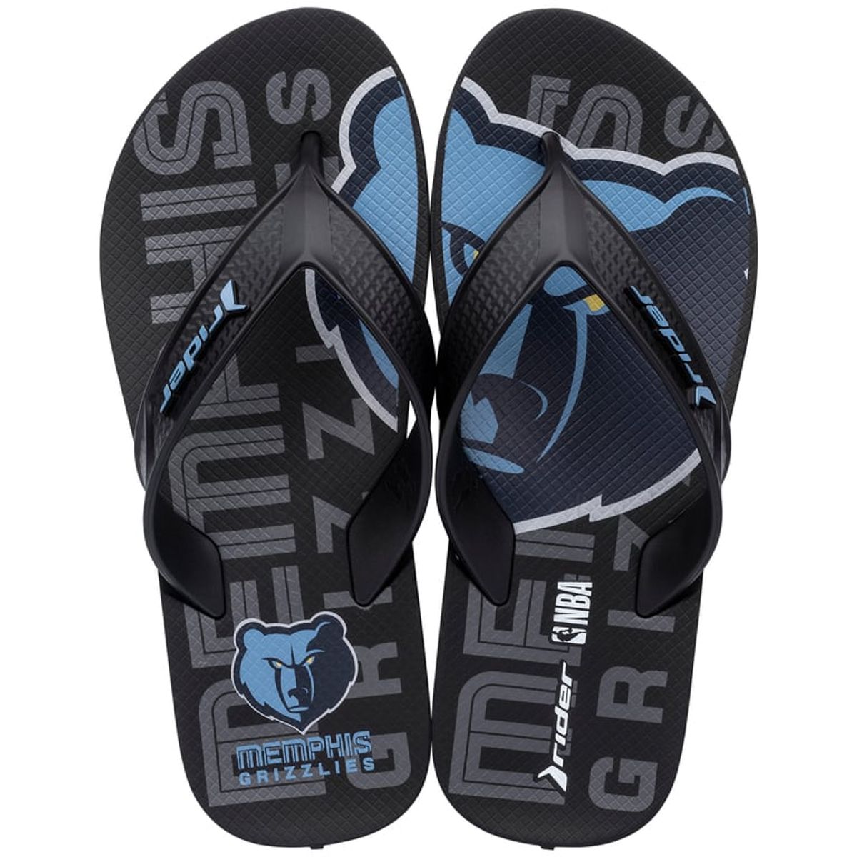 RIDER - Sandalia Hombre  Negro/Azul Memphis  Rider