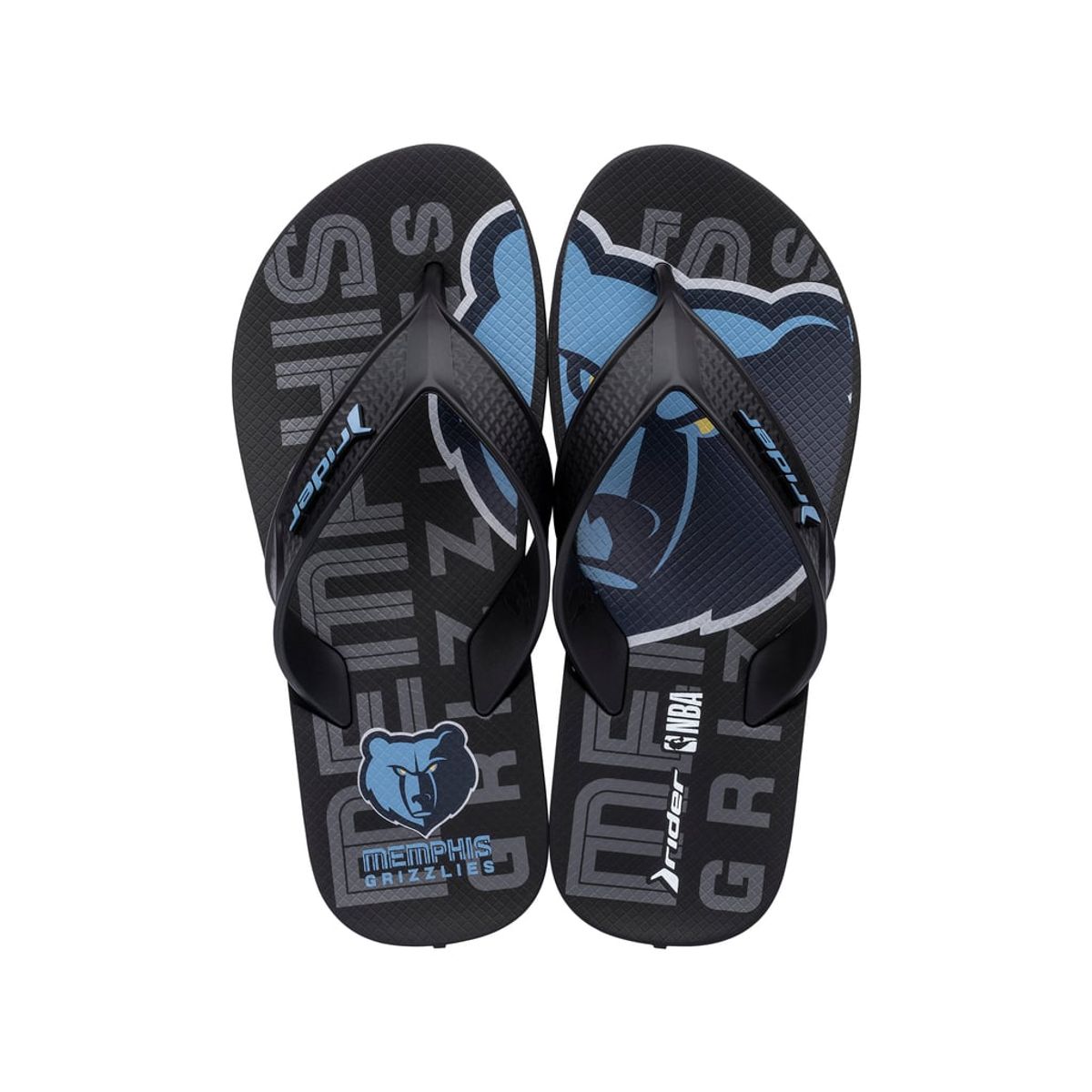 RIDER - Sandalia Hombre  Negro/Azul Memphis  Rider