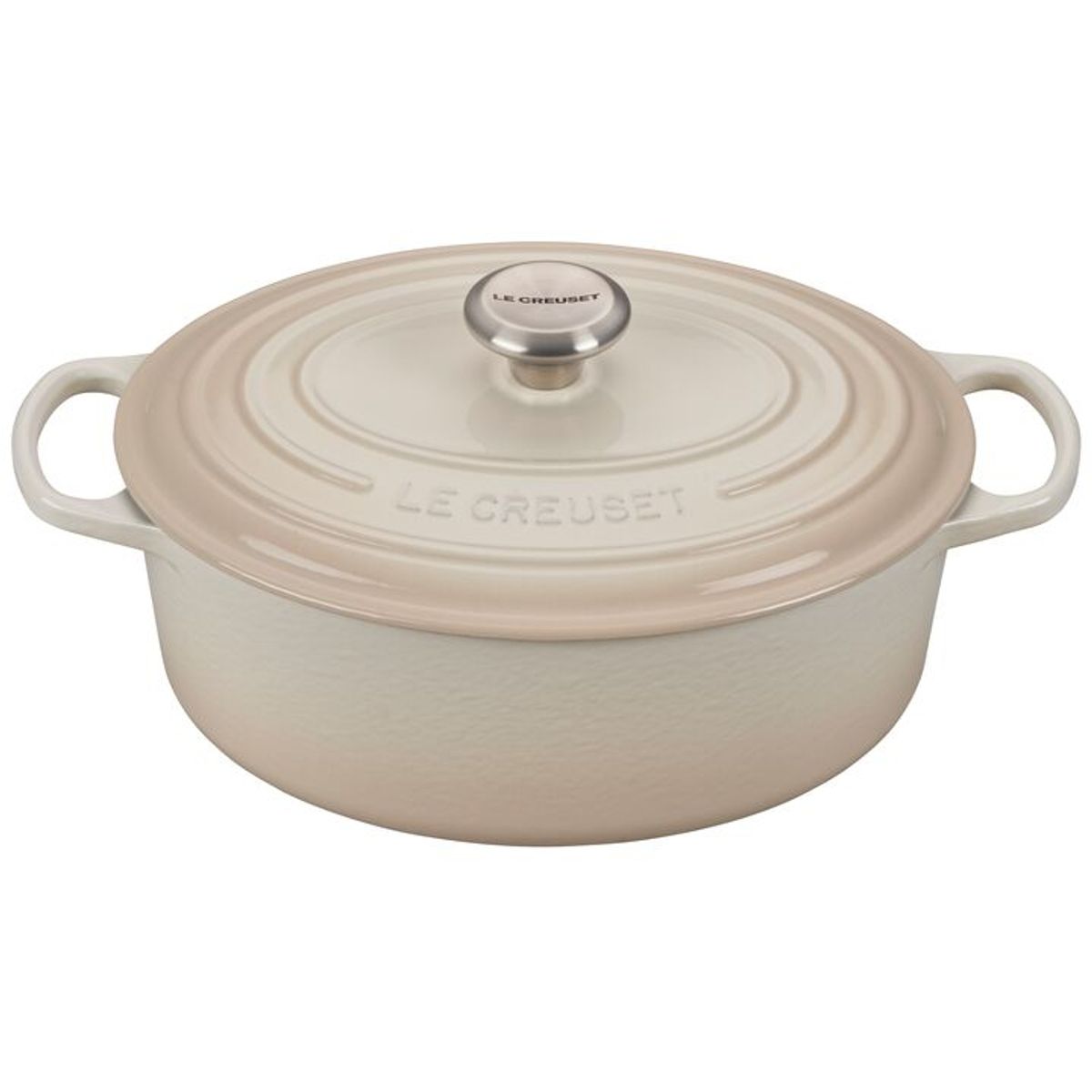 LE CREUSET - Le Creuset Cocotte Ovalada 29 Cm Meringue Hierro