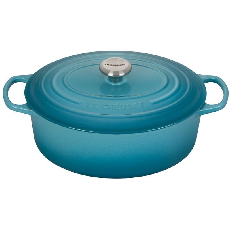 LE CREUSET - Cocotte Oval 31Cm Azul Caribe