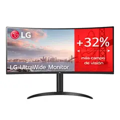 LG - Monitor Gamer Curvo 34WP65C-B 34" WQHD 160Hz 1Ms