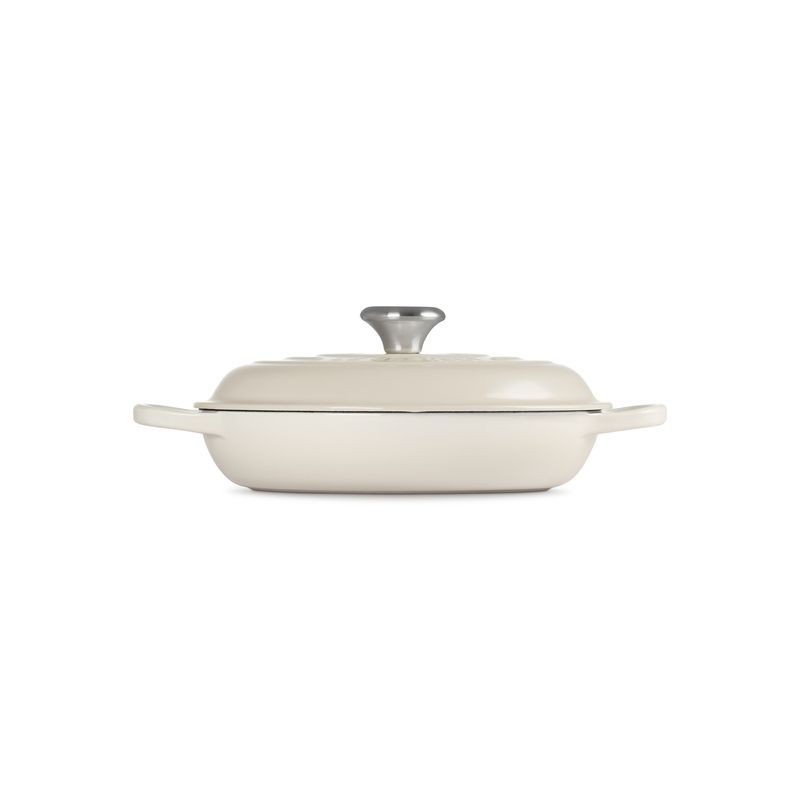LE CREUSET - Le Creuset Cacerola Baja 26cm Meringue Hierro
