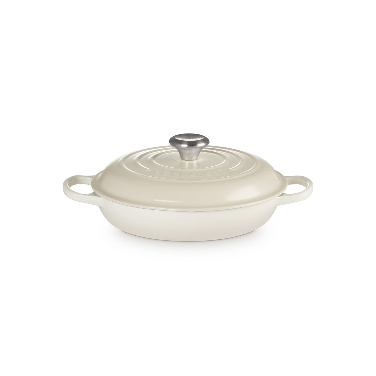 LE CREUSET - Le Creuset Cacerola Baja 26cm Meringue Hierro