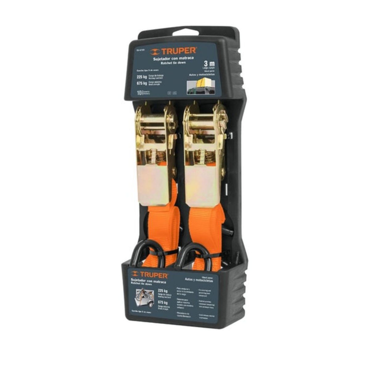 TRUPER - CINTA DE CARGA 1" X 3MT/675KG SU-675R TRUPER/MIMBRAL